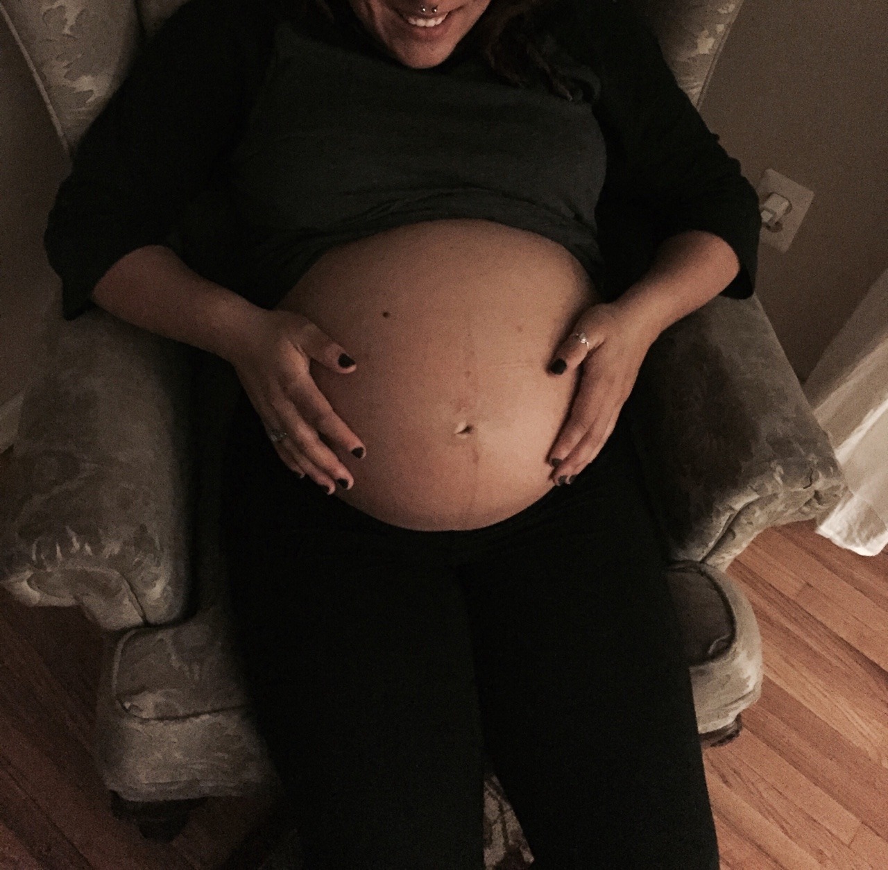 lovemesomepregnantbitchez:  A few weeks ago I posted some pictures you folks seem