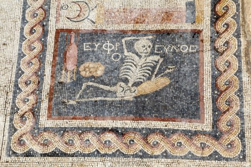 2200-Year-Old  Mosaic that Says “Be Cheerful, Live Your Life” Found in TurkeyPhotograph via The Hist