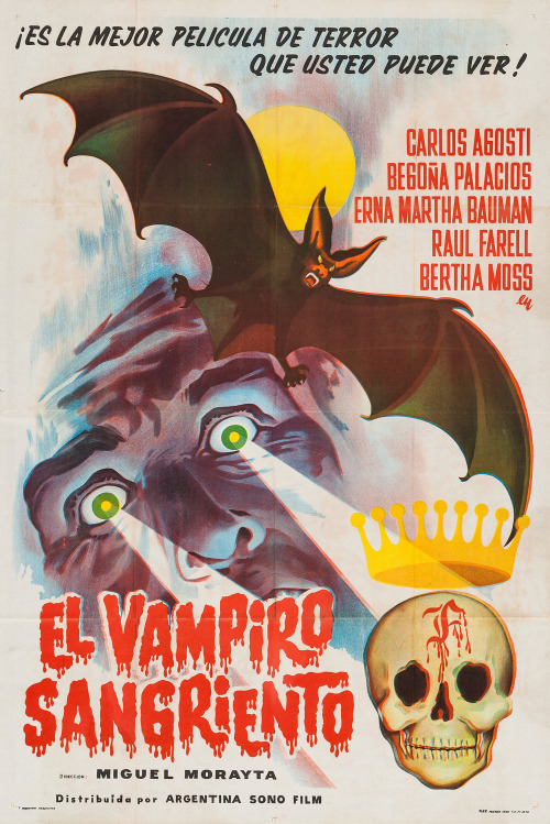 weirdlookindog: El Vampiro Sangriento (Argentina Sono Film, 1962)