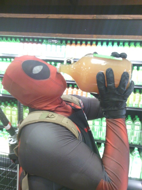 wessasaurus-rex:  Shopping with Deadpool!!  porn pictures