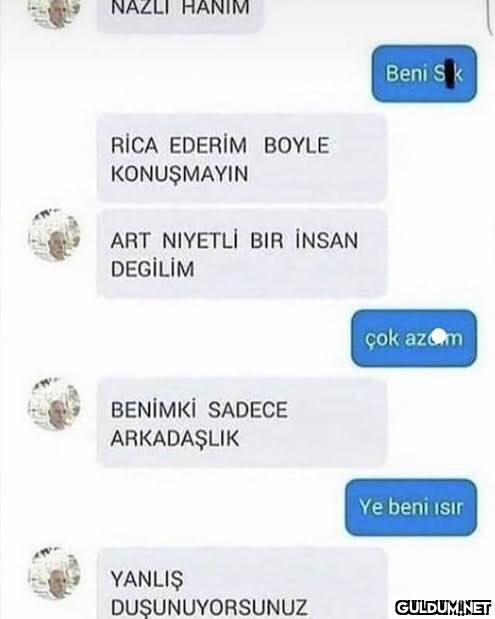 NAZI HANIM RİCA EDERİM...