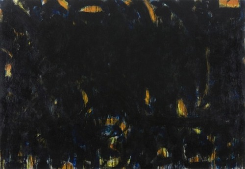  Norman Bluhm, Noir, 1954, Oil on canvas