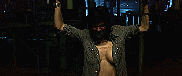 gaggedactresses:  One of my favourite gags of all time: Alexandra Daddario tightly