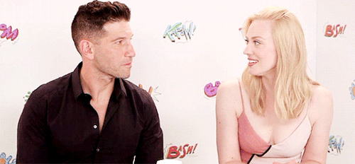 thesandwich-savedme:bernthalus-christ:Jon Bernthal &amp; Deborah Ann Woll → Entertainment Weekly SDC