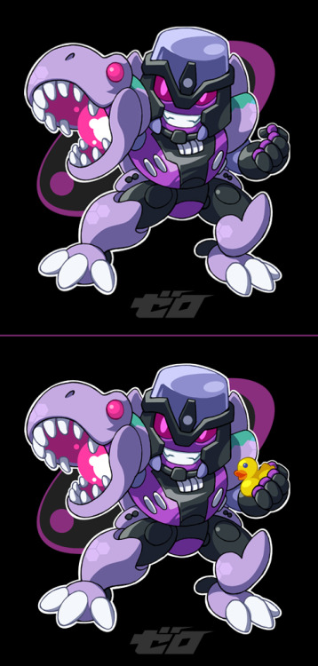  More chibi Beast Wars! Megatron! With both a regular AND special rubber ducky edition!Art by me.Ava