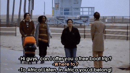 sourcedumal:  turakamyou: lurkermooncalf:  theaavemaria:   goldenpoc:   fuckthisblogshit:  black-to-the-bones:  WAT. WHAT THE F*CK IS THIS SH*T????????????? This is actually real! FULL VIDEO HERE source   Last one made me proud  They aren’t comedians,
