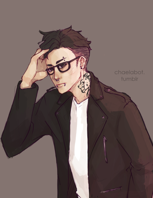 chaelabot:I thought maybe inked Otabek + piercings would be a good idea???