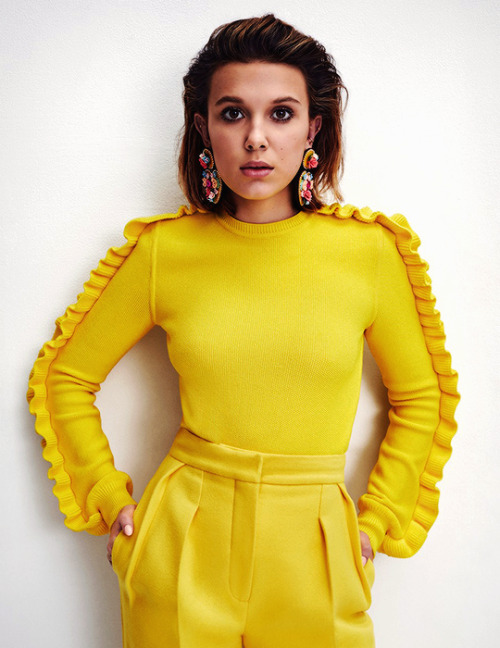 Millie Bobby Brown S Moda Michael Schwartz Cover Photoshoot