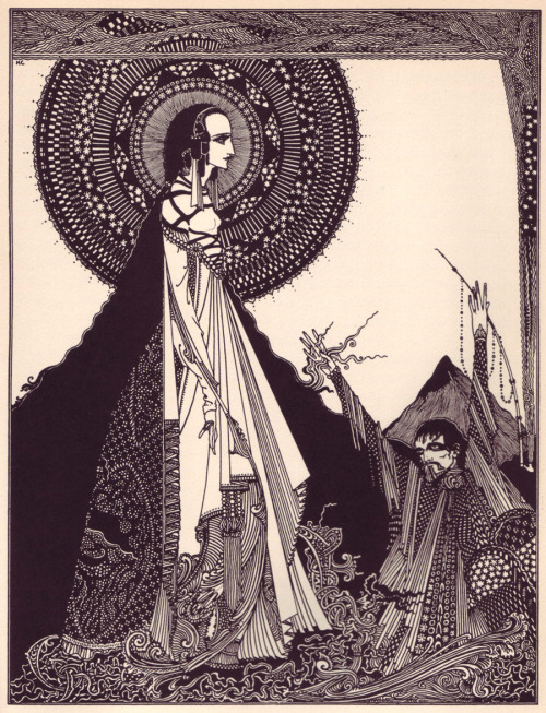 abdncollective:magictransistor:Harry Clarke. Illustrations for Edgar Allan Poe’s Tales of Mystery an