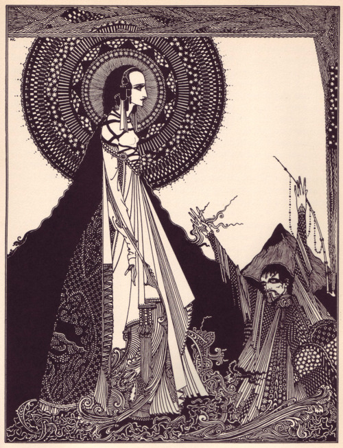 starryeyedmonday:Harry Clarke’s Illustrations for Tales of Mystery and Imagination by Edgar Allen Po