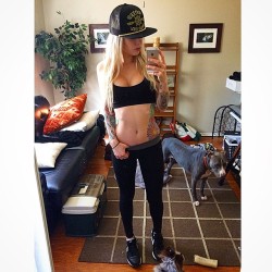 fitgymbabe:  Instagram: jenna_tells Great