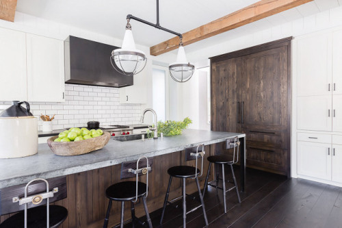 Subway tile is always a good idea. 