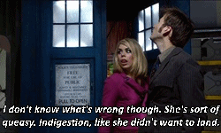 whatisyourlefteyebrowdoingdavid:  Tenth Doctor + landing in the wrong place.