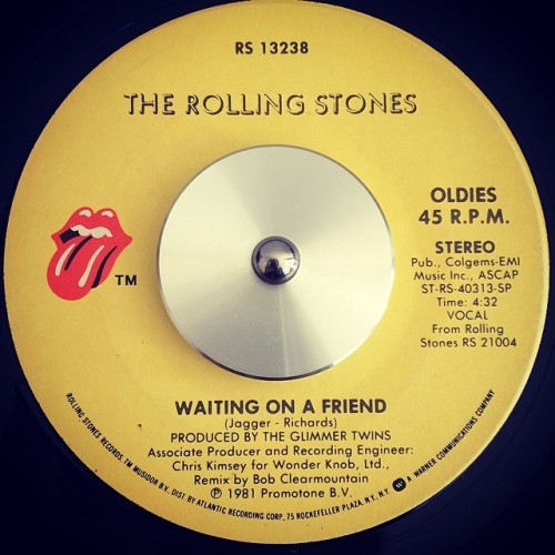 dead6119:  THE ROLLING STONES / WAITING ON A FRIEND c/w LITTLE T & A 
