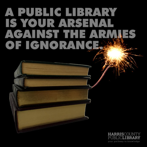 harriscountypl: Public libraries are on the front lines in the fight against mis/disinformation.&nbs