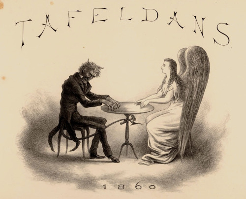 Alexander Ver Huell (1822-1897), &lsquo;Tafeldans&rsquo; (Table Dance), from  &rsquo;'Ze zijn er&rsq