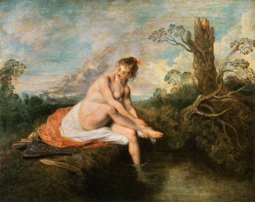 Diana at Her Bath, Jean-Antoine Watteau, 1715-16