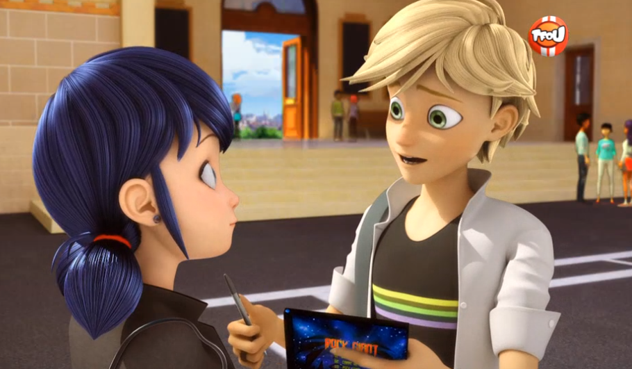miraculousmidnight:  Adrien, you NERD 