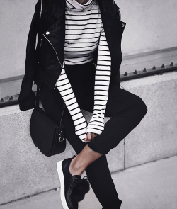 fashionn-enthusiast: Striped T-Shirt» 