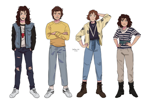 the hawkins gang but it’s only the older ones because why not