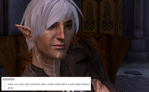 bubonickitten: Dragon Age II + text posts — Fenris I’ll stop making these when they stop