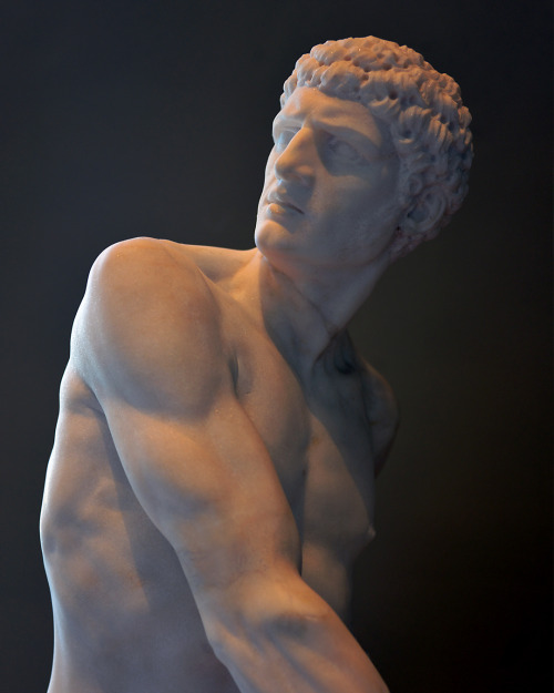 antonio-m:  “Gaius Mucius Scaevola”, c.1791, by Louis-Pierre Deseine (1749–1822). French sculptor. Gaius Mucius Scaevola, legendary Roman hero who is said to have saved Rome from conquest (509 B.C.). Musée du Louvre, Paris. marble