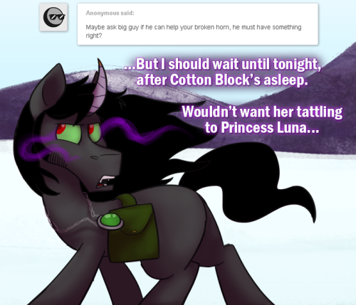 ask-king-sombra:  Now you’re just makin’ stuff up.  Don’t even think about it, Sombra!
