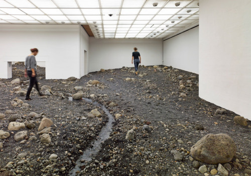 Olafur Eliasson&rsquo;s goes around the river bend in his installation in the Louisiana Museum o