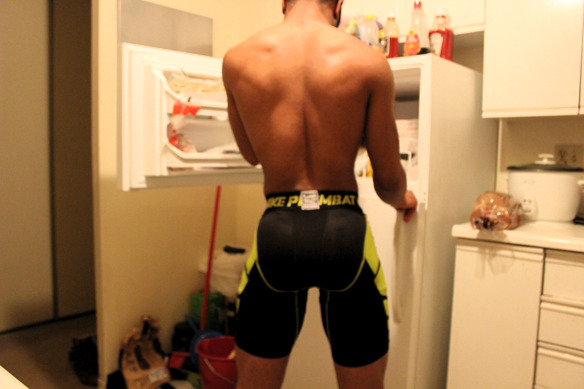 talldaddy:  nathanielnoir:   Late night search for chocolate milk ; SUCCESS!!!!!!!!!!! 