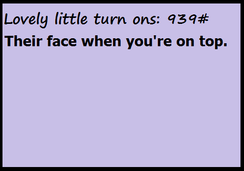 Sexual Feelings