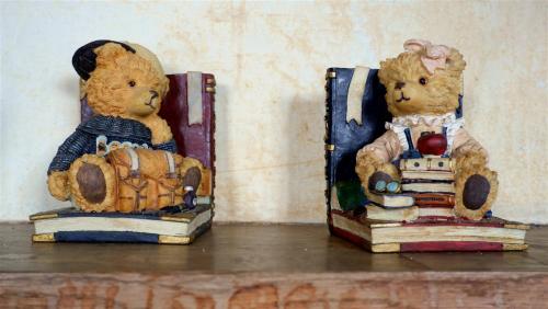 Teddy Bear Bookends.