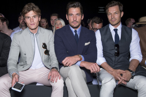 Front row at London Collections Men - Topman Design SS17 Show