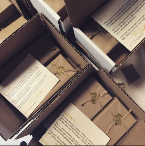 Every box of Tea Drops is lovingly made, packaged, and wrapped by hand. <3