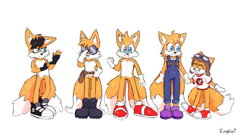 theincredibledogboy:Presenting, the quintuplets! Characters of mine from archiveofourown.org