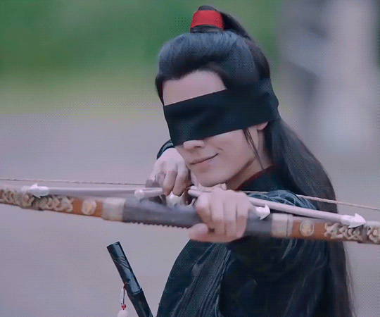 lanwangjihouse:tag of the week:#i think about this a lot ⋯ wwx has always been so talented at archer