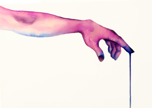 Euminee aka Minerva (Spain) - 1: Touching Colors IV, 2014  2:Touching Colors V, 2014  Drawings: Wate