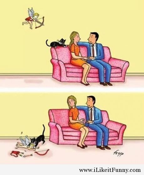 (via So this is why people with cats never find true love – Valentine’s day 2014 comic)