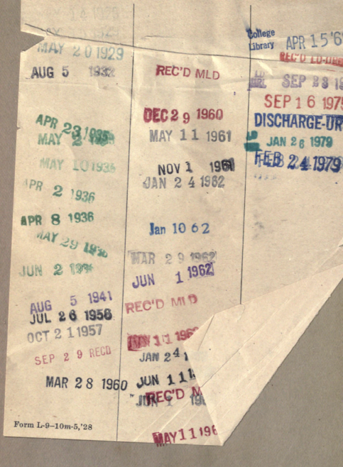nemfrog: April 8th 1932, August 5th 1941, May 11th 1961 and other due dates. Source.  The date due s