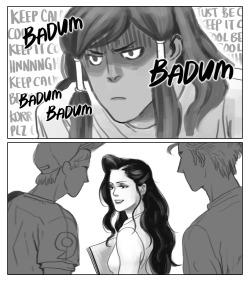 yvonnism:  A little continuation of this. Korra is still a little confused and in denial, so Asami needs to give her a kiss to make the last bit of her hetero go away. 