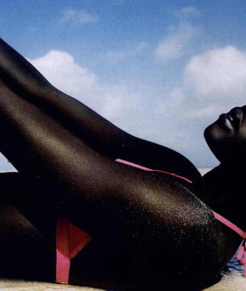 lelaid:Atong Arjok by David Slijper for Elle UK, June 2010