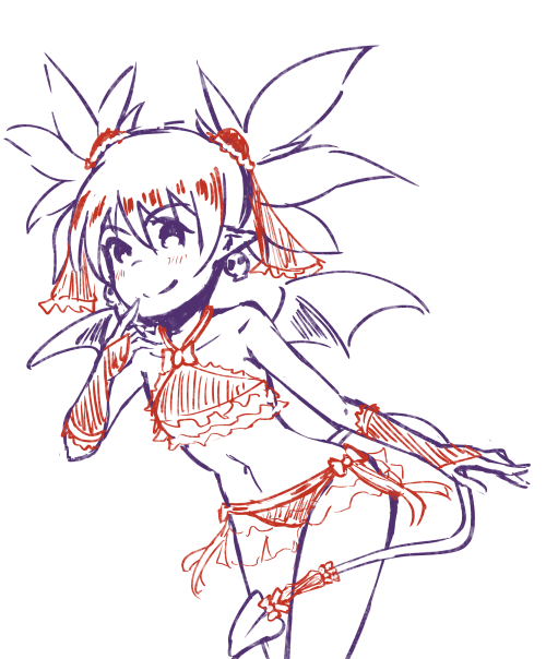 etna-mode:  yokudesu:  Miko bikini An interesting prompt  Thank you so much, Yoku!  I just realized 