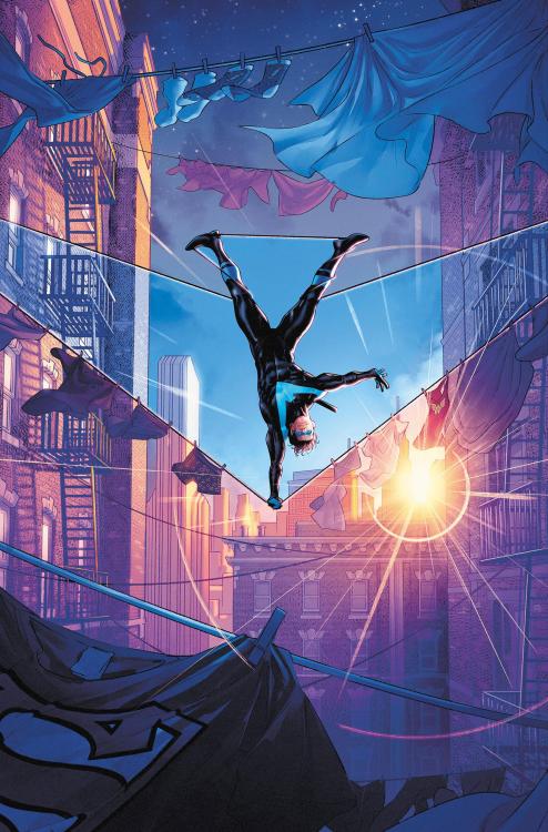 superheroes-or-whatever:Nightwing (2016-) #80 variant cover by Jamal Campbell 