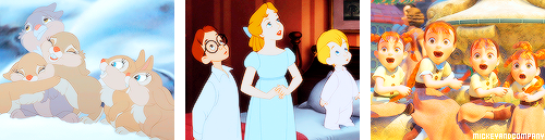 mickeyandcompany:  Happy Siblings Day!