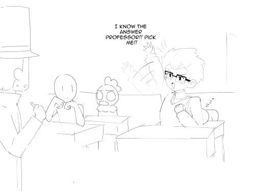 My Headcanon Is That Randall Immediately Studies Archaeology At Gressenheller After MM. 