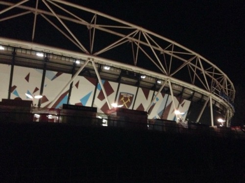 The Stadium from the London 2012 Olympics, which now is the home stadium for West Ham, my favourite 
