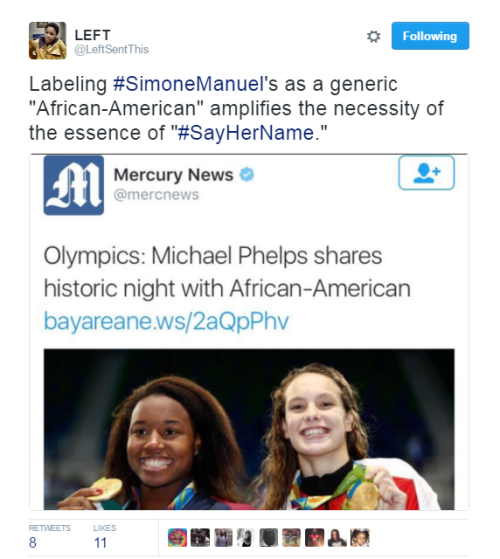 e-nes-bits:  grandpaq:  Wow.  Wtf!!!!   Everyone expected Phelps to win; Simone came out of fifth place at 50m and tied for gold. If anything she should be top billing.