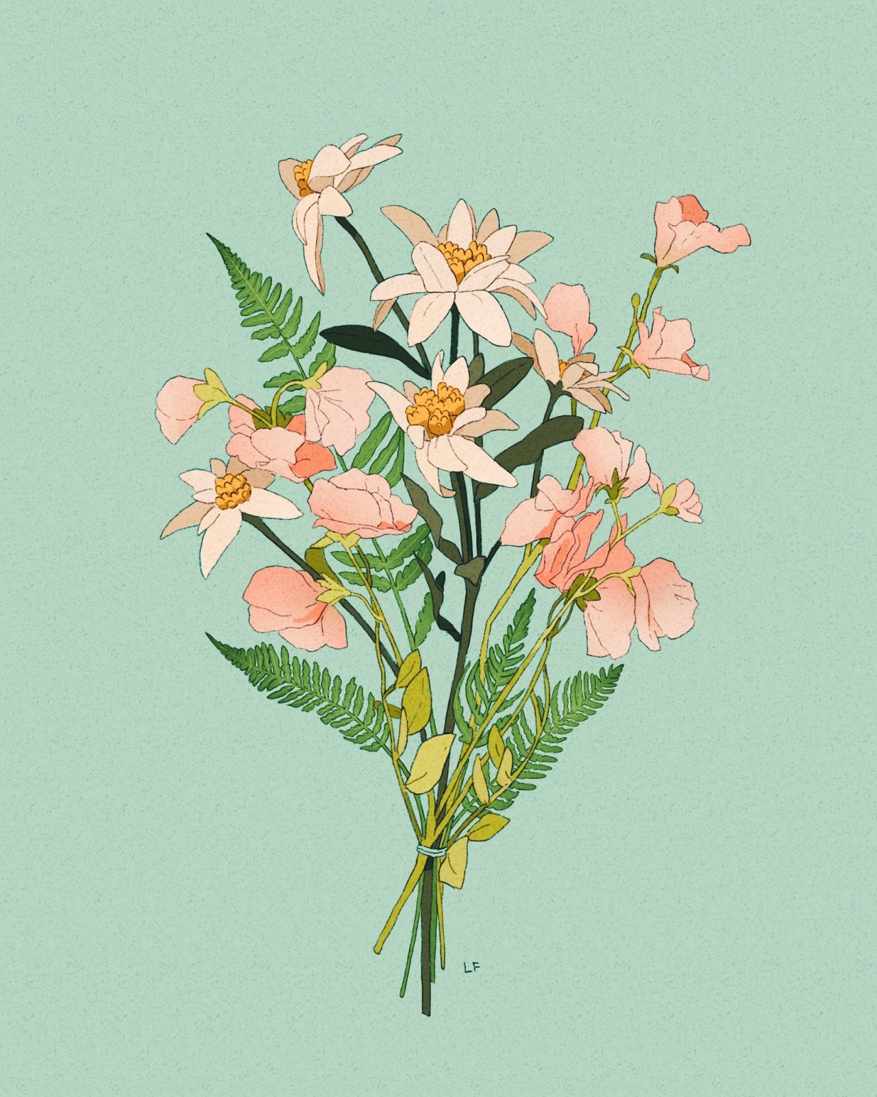 libbyframe:Delicate spring florals 