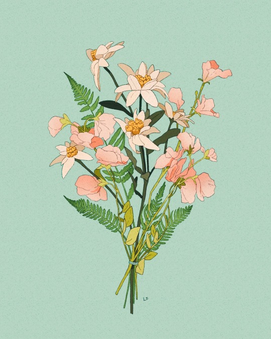 libbyframe:Delicate spring florals 