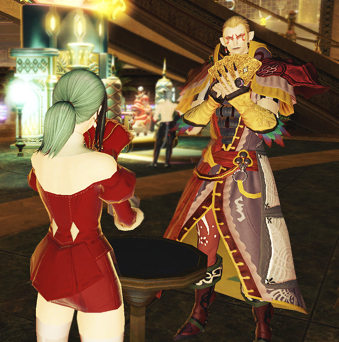 lesserkey:Me and necrologos cosplayed FF6 again! Kefka took Terra out to the Gold