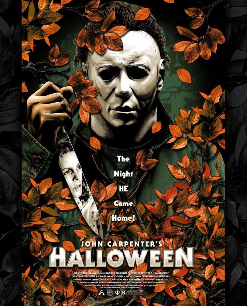 Happy Halloween! My Mike Myers poster is on sale now at @greymatterart (greymatterart.com). This is 